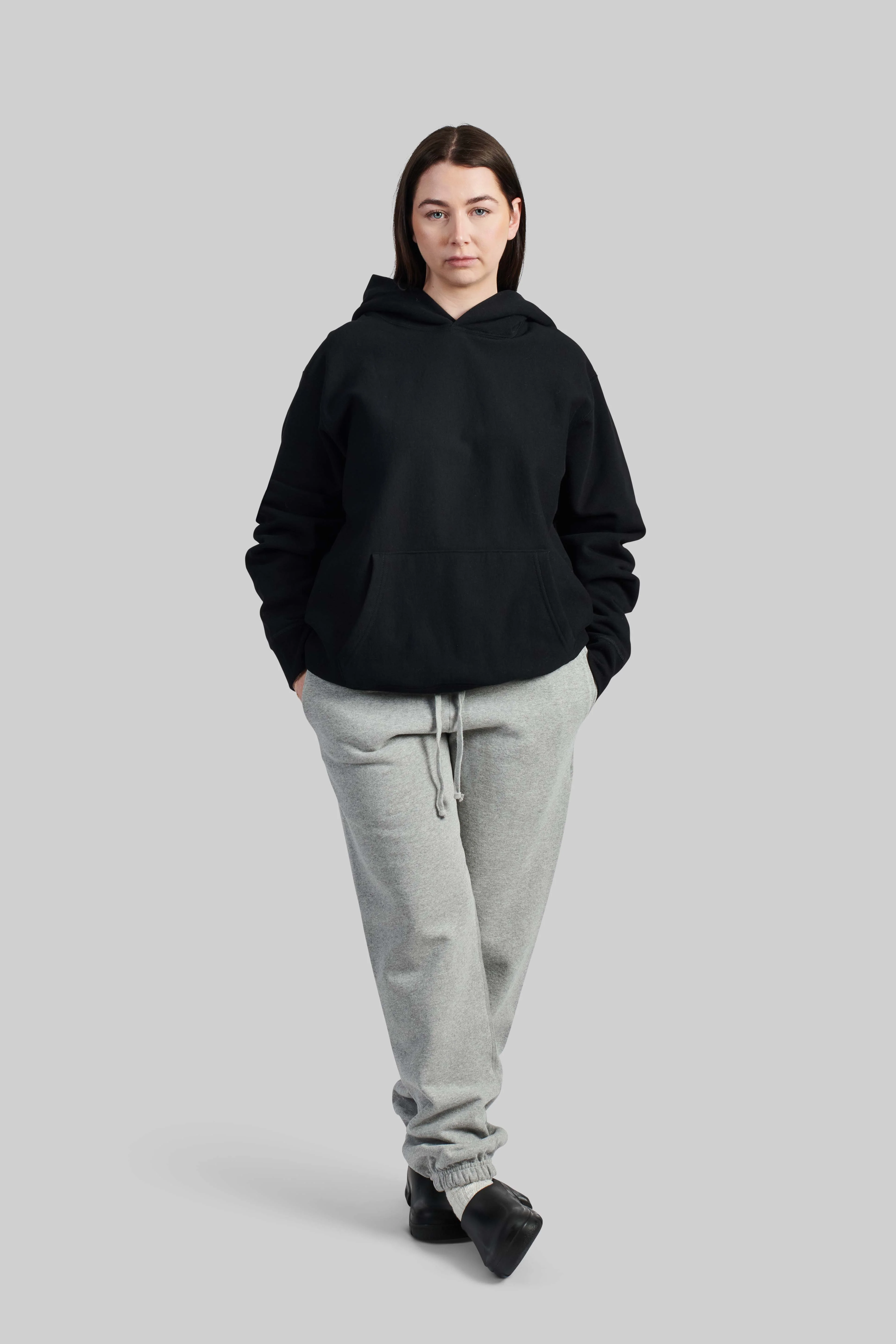 3013 RELAXED FIT FLEECE HOODED SWEATSHIRT - Image 2