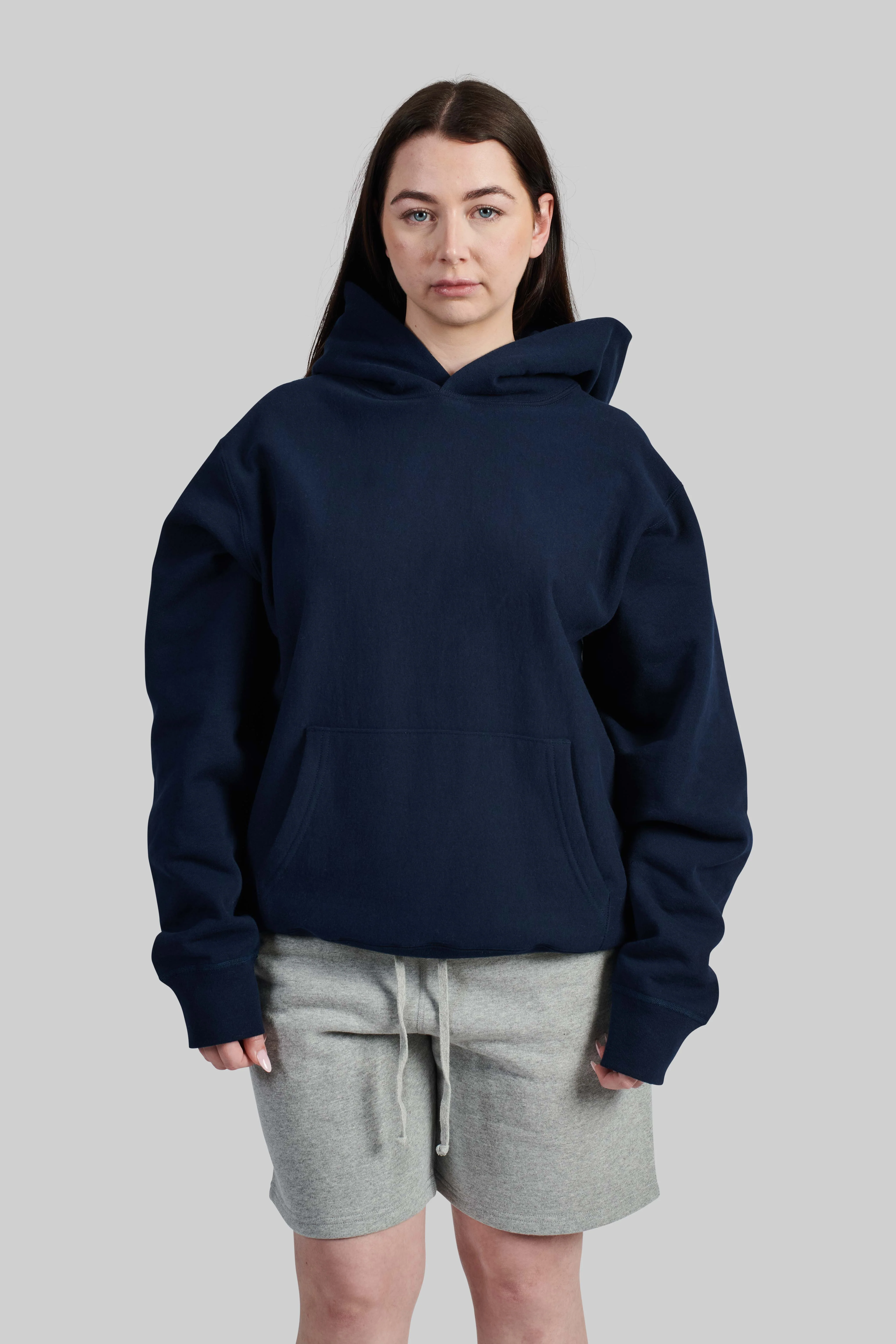 3013 RELAXED FIT FLEECE HOODED SWEATSHIRT - Image 2