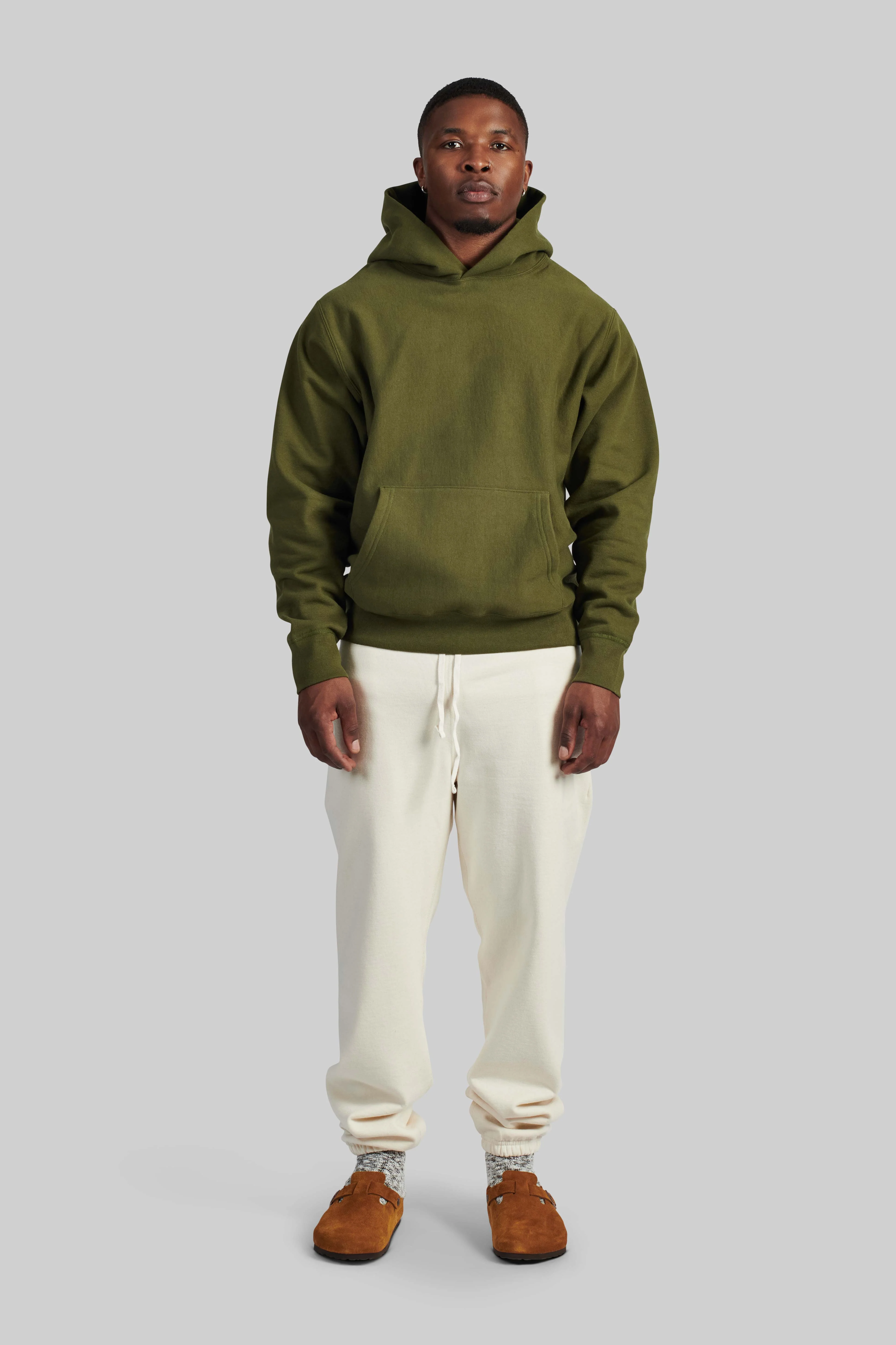 3013 RELAXED FIT FLEECE HOODED SWEATSHIRT - Image 5