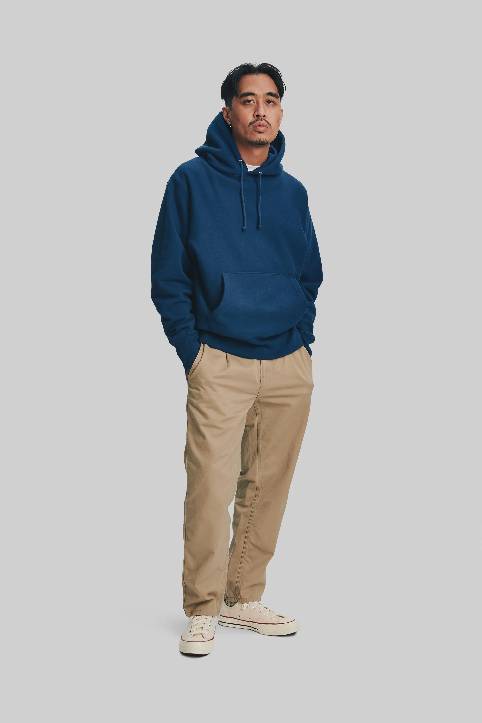 3010 RELAXED FIT PULLOVER HOODED SWEATSHIRT - Image 3