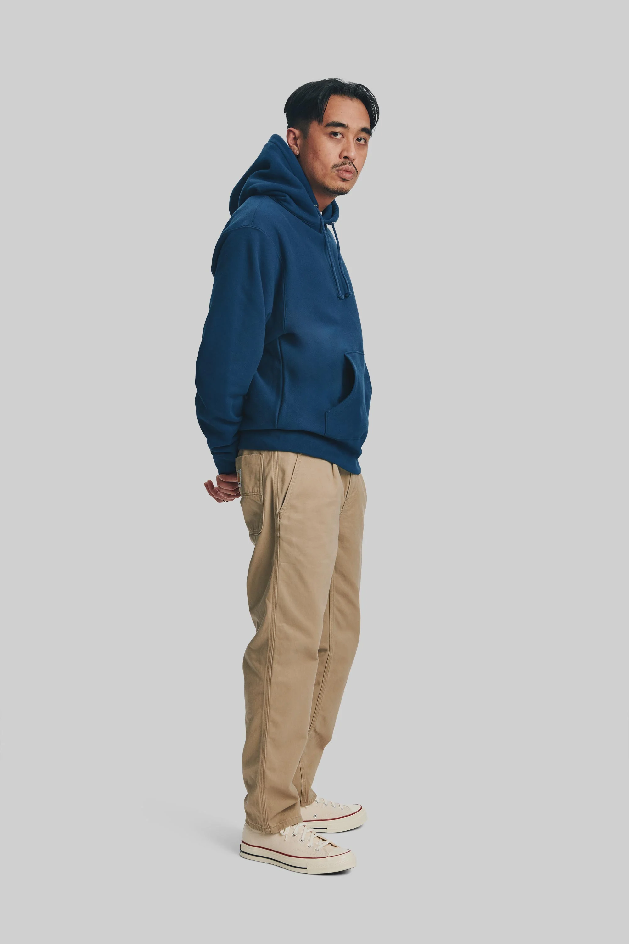 3010 RELAXED FIT PULLOVER HOODED SWEATSHIRT - Image 4