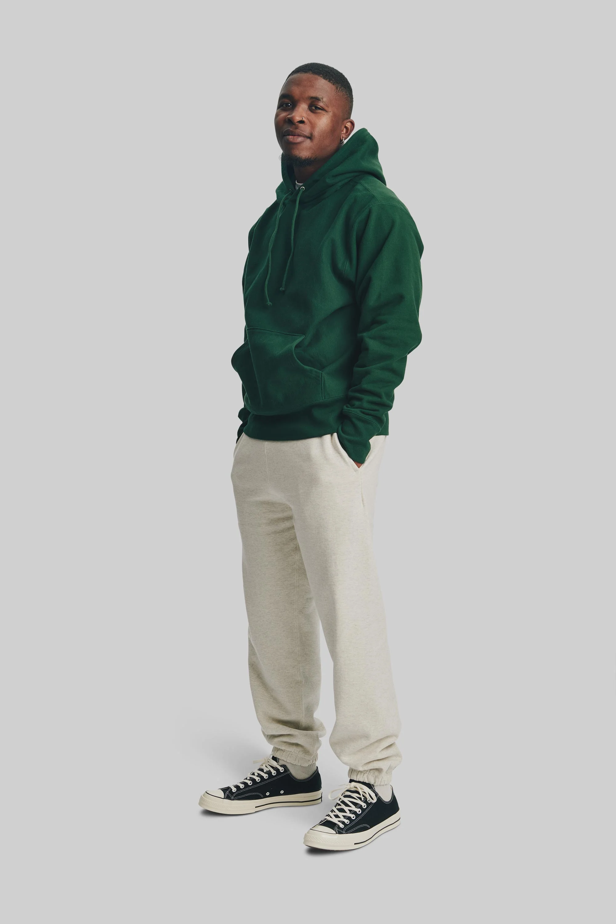 3010 RELAXED FIT PULLOVER HOODED SWEATSHIRT - Image 4